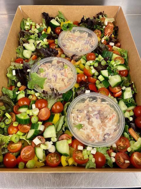 Mixed Salad & Coleslaw Platter (Serves approx. 15 people)