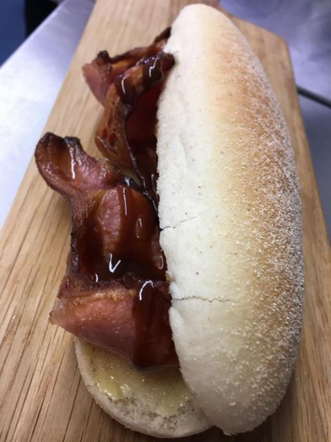 Triple Dry Cured Smoked Bacon Sub Roll