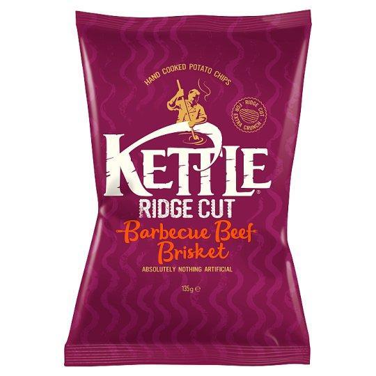 Kettle BBQ Beef Brisket Ridge Crisps 40g