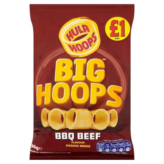 Hula Hoops Big Hoops BBQ Beef 50g