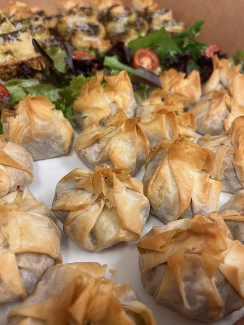 Twelve - Roasted Chestnut, Brie & Cranberry Filo Parcels
