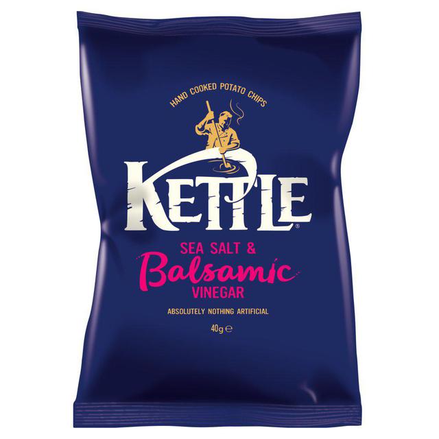 Kettle Salt & Balsamic Vinegar Hand Cooked Crisps 40g
