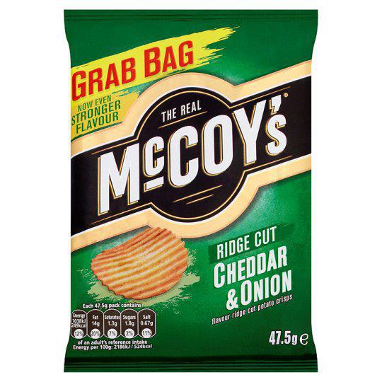 McCoys Cheddar & Onion 47.5g