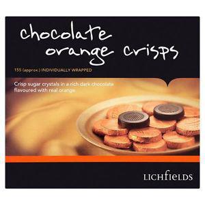10 X Chocolate Orange Crisps