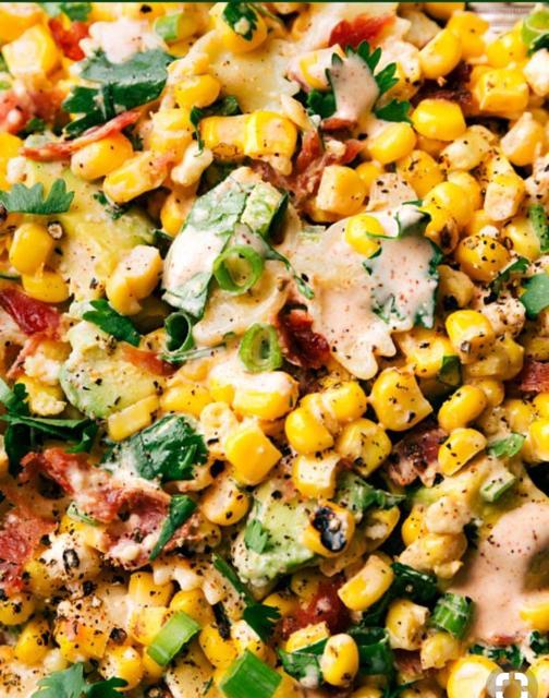 Feta & Avocado & Large Mexican Inspired Street Corn & Pasta Bow Salad - FRIDAY DELIVERY
