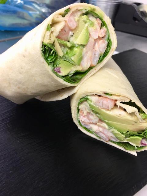 King Prawn & Avocado Wrap 