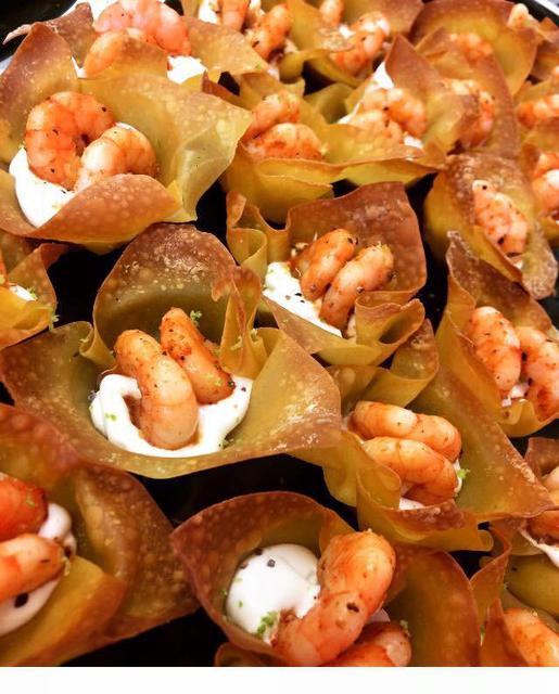 Twelve - King Prawn Wontons - King Prawn & Lime Mayonnaise