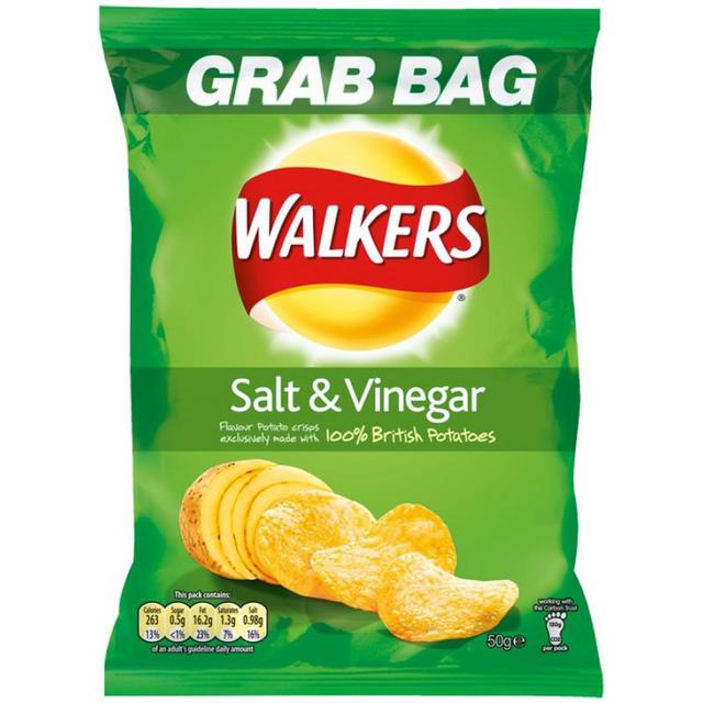 Walkers Salt & Vinegar Grab Bag 50g