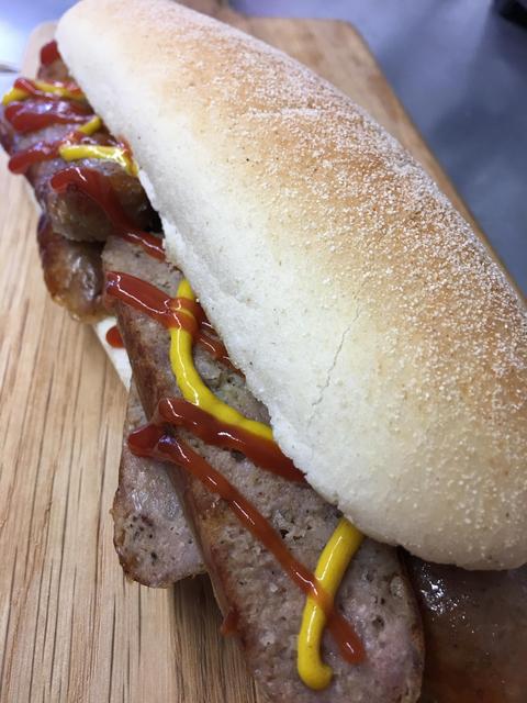 Double Cumberland Sausage Sub Roll