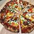 Homemade Vegetarian Stone Baked Pizza Platter - Mixed vegetable (8 Portions)