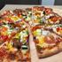 Homemade Vegetarian Stone Baked Pizza Platter - Mixed vegetable (8 Portions)