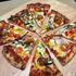 Homemade Vegetarian Stone Baked Pizza Platter - Mixed vegetable (8 Portions)