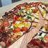 Homemade Vegetarian Stone Baked Pizza Platter - Mixed vegetable (8 Portions)