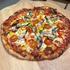 Homemade Vegetarian Stone Baked Pizza Platter - Mixed vegetable (8 Portions)